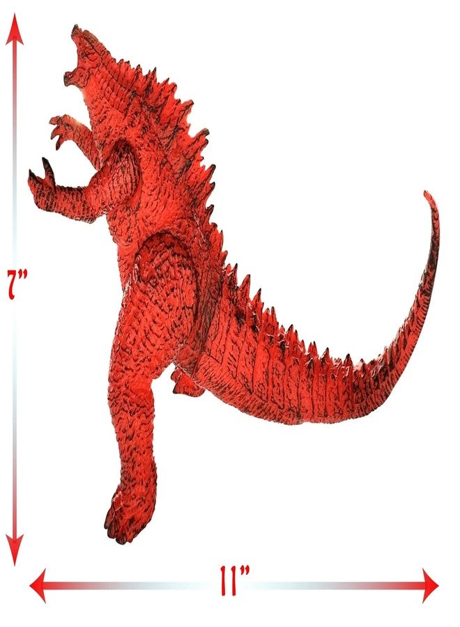 De-Lite Action Figures PVC Anime Movable Collectible Model Statue Toys (Burning Style God-Zilla, Red, 15Cm) - Image 3